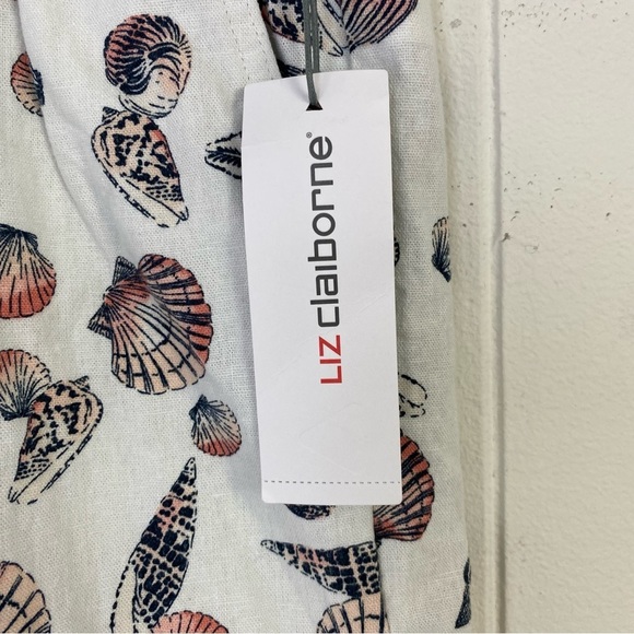 NWT Woman Plus LIZ CLAIBORNE Pull ON SEASHELL SHORTS Size 2X Beige & POCKETS $49 - Picture 4 of 14